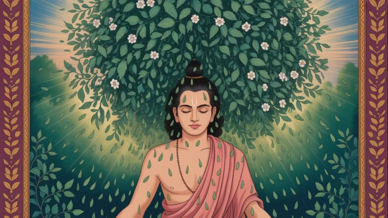 What Is the Indian Legend Regarding the Discovery of Tea