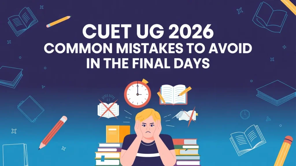 CUET UG 2026 Common Mistakes to Avoid in the Final Days